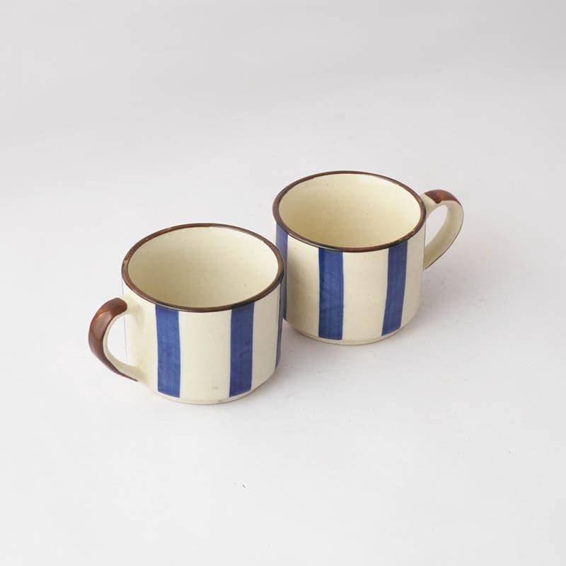 Buy Stripe Magic Mug - Set Of Two Mug & Tea Cup from Vaaree