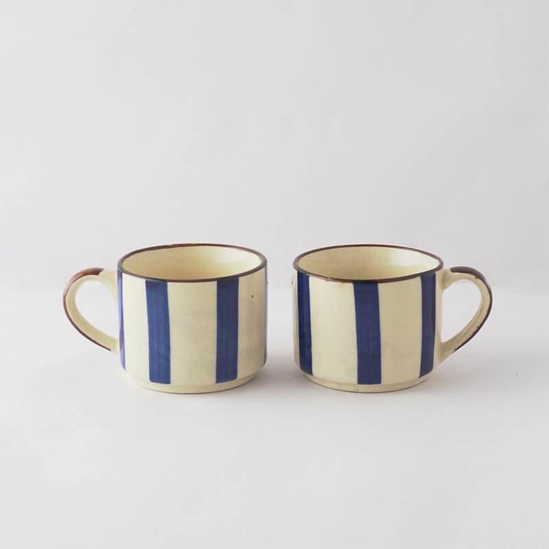 Buy Stripe Magic Mug - Set Of Two Mug & Tea Cup from Vaaree