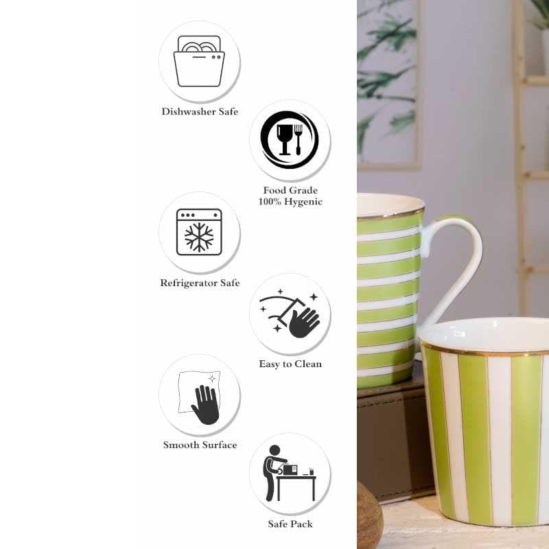 Buy Supra Mug - Set Of Two Mug & Tea Cup from Vaaree