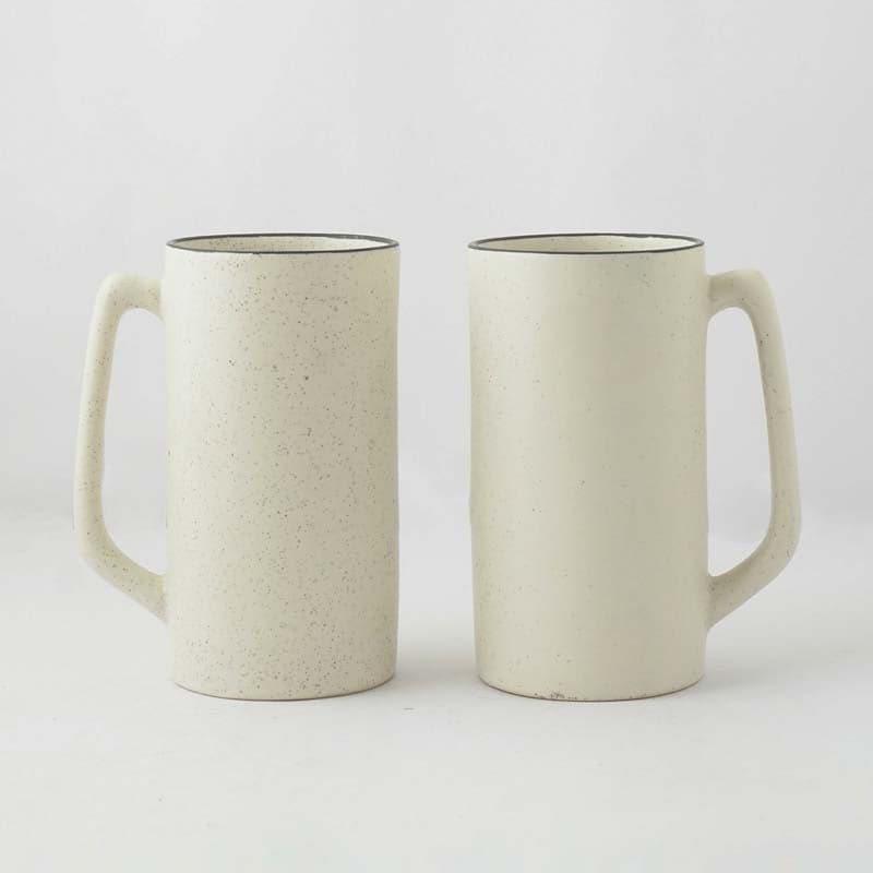 Buy Tall Tale Ceramic Mug (250 ML) - Set Of Two Mug & Tea Cup from Vaaree