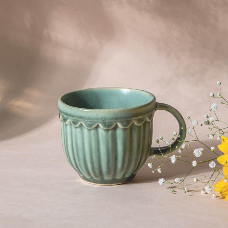 Buy Terra Tones Aqua Mug (350 ML) - Set Of Two Mug & Tea Cup from Vaaree