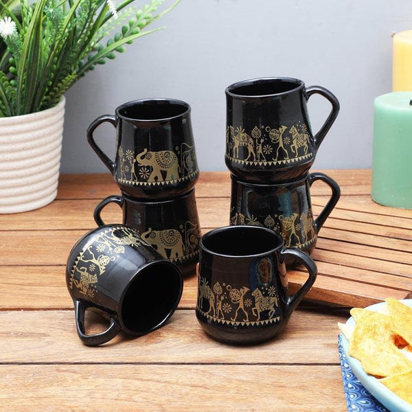 Mug & Tea Cup - Tribal Range Mug - Set Of Six