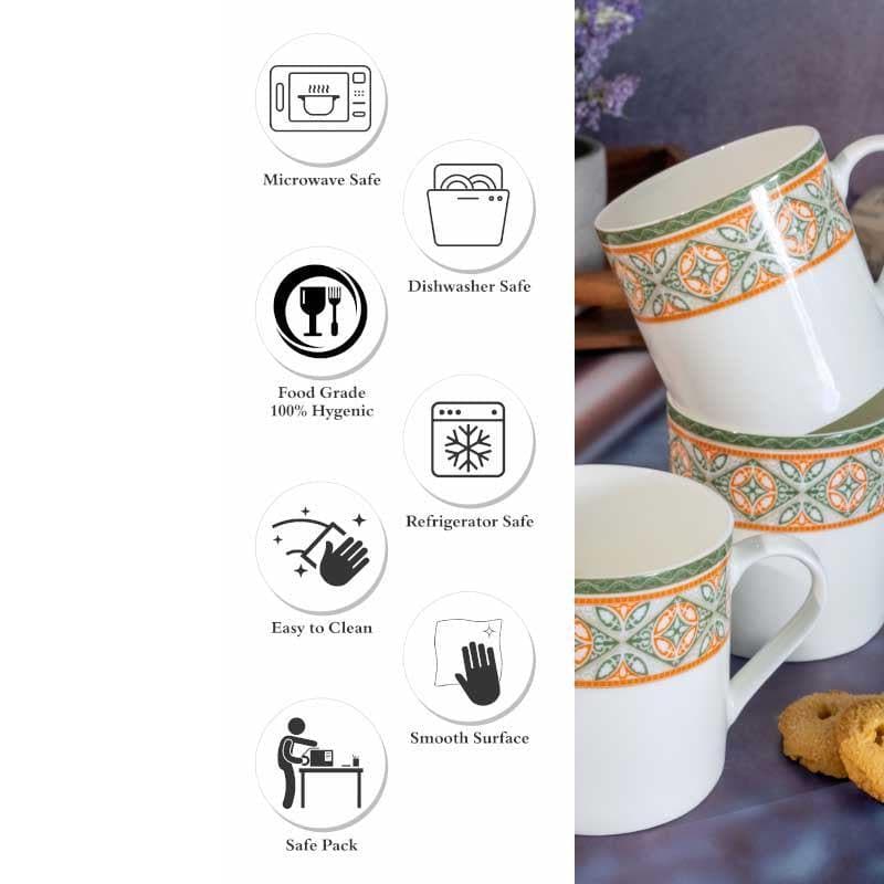 Buy Tripti Mug (210 ML) - Set Of Six Mug & Tea Cup from Vaaree