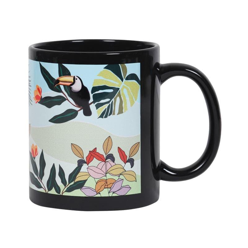 Buy Tropical Escape Mug - Black Mug & Tea Cup from Vaaree