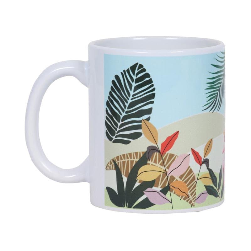 Buy Tropical Escape Mug - White Mug & Tea Cup from Vaaree