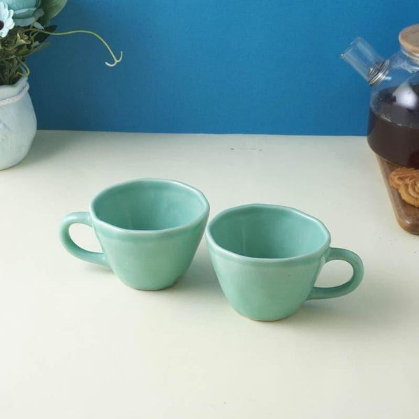 Mug & Tea Cup - Vance Mug (Light Green) - Set Of Two