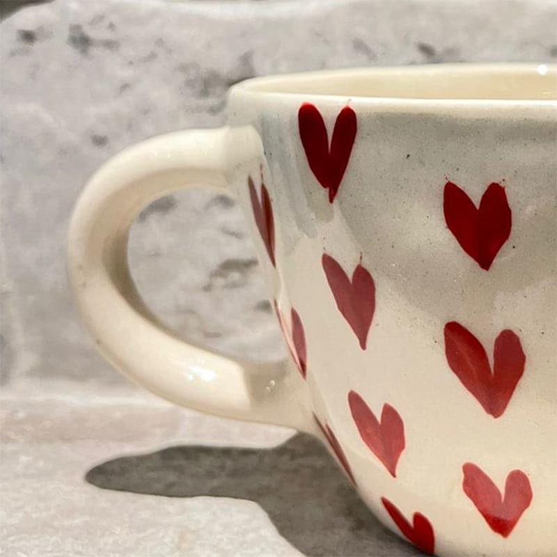 Buy Viggo Love Cup - 280 ML Mug & Tea Cup from Vaaree