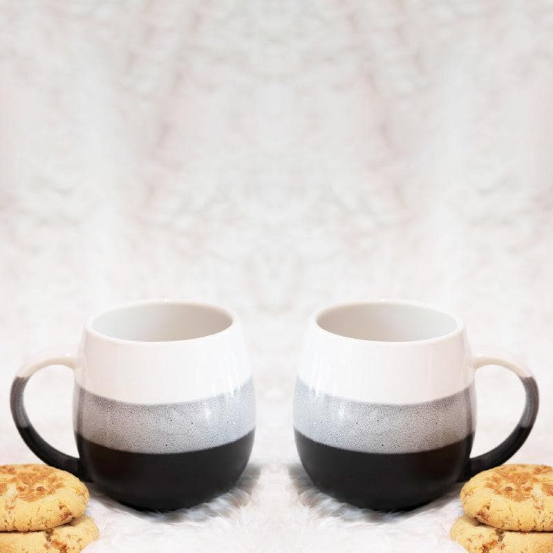 Buy Wave Riders Mug (Black) - Set Of Two Mug & Tea Cup from Vaaree