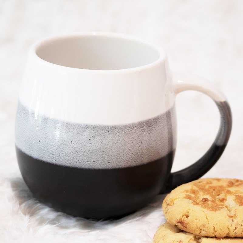 Mug & Tea Cup - Wave Riders Mug (Black) - Set Of Two