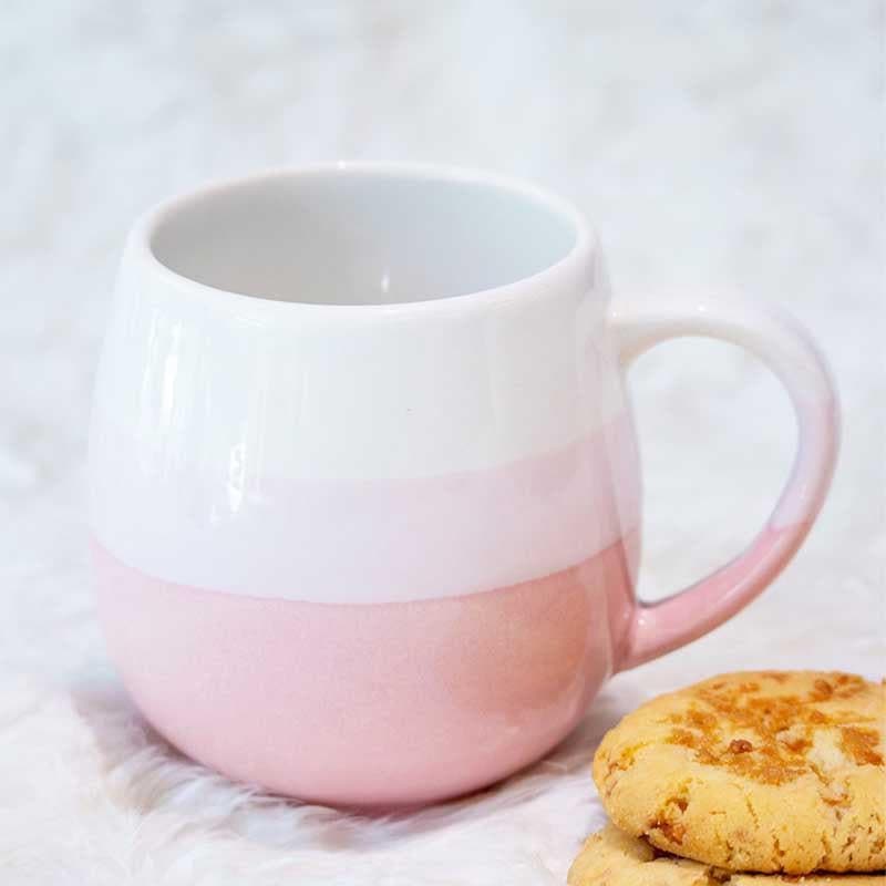 Mug & Tea Cup - Wave Riders Mug (Pink) - Set Of Two