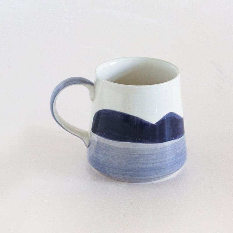 Buy Wilderness Handpainted Ceramic Mug - Blue Mug & Tea Cup from Vaaree