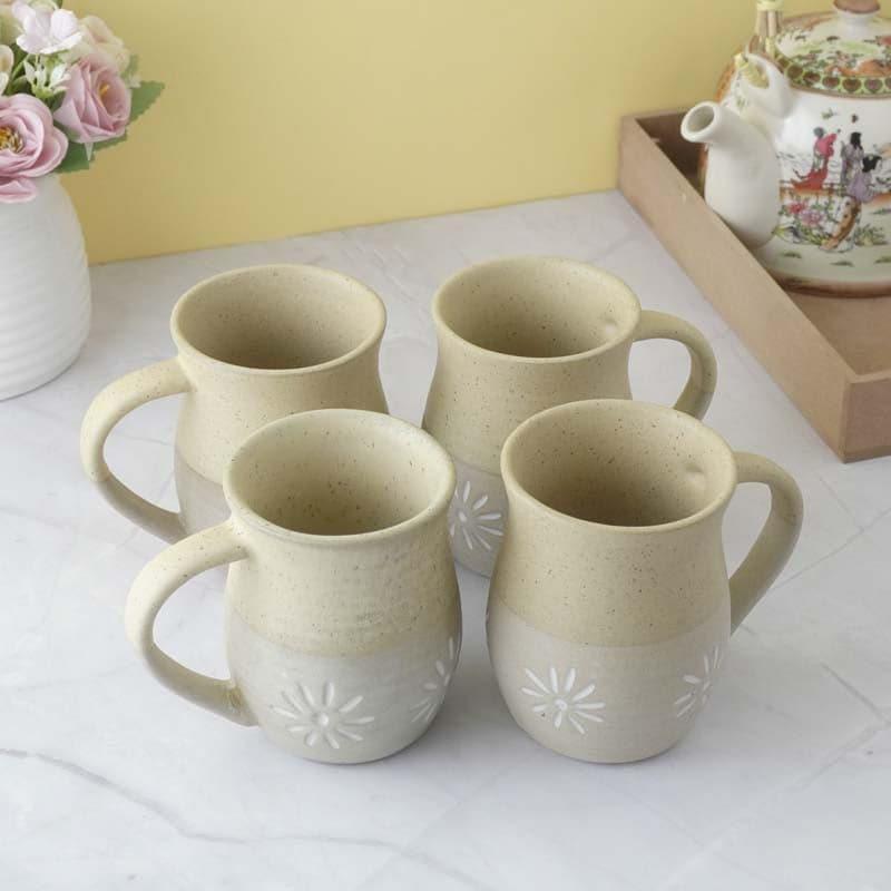 Buy Yuna Ceramic Mug (300 ML) - Set Of Four Mug & Tea Cup from Vaaree