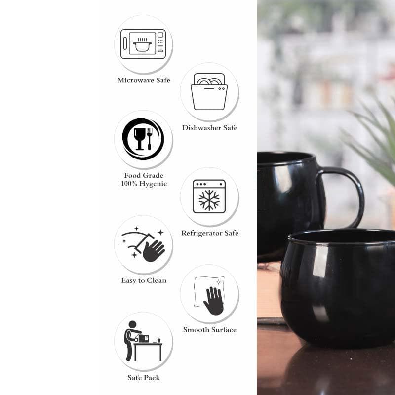 Buy Zemo Mug - Black Mug & Tea Cup from Vaaree