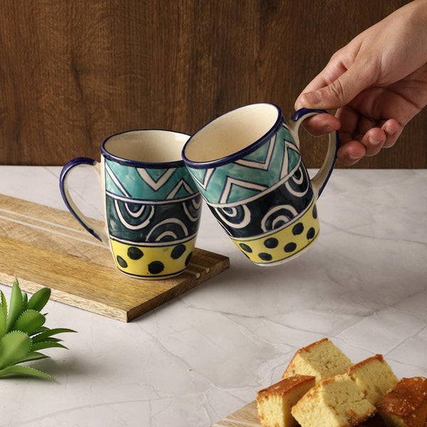 Mug & Tea Cup - Zubi Ethnic Mug - Set Of Two