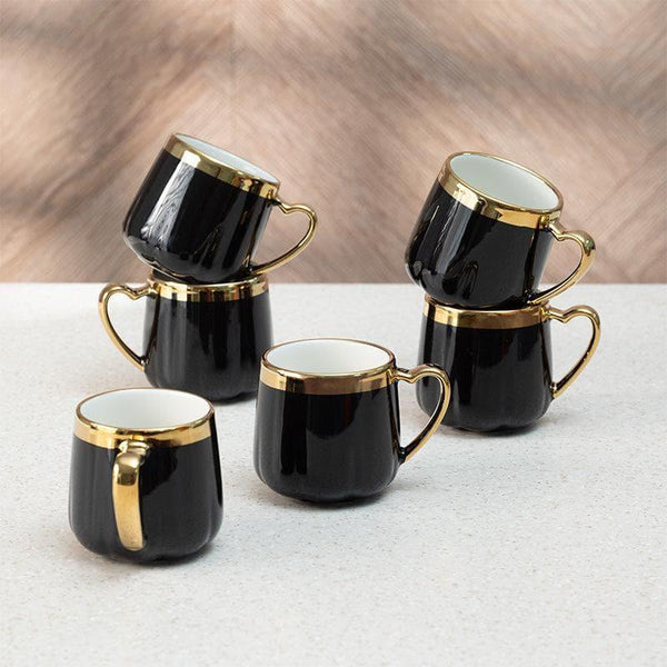 Mug - Bachi Mug (Black) - Set Of Six