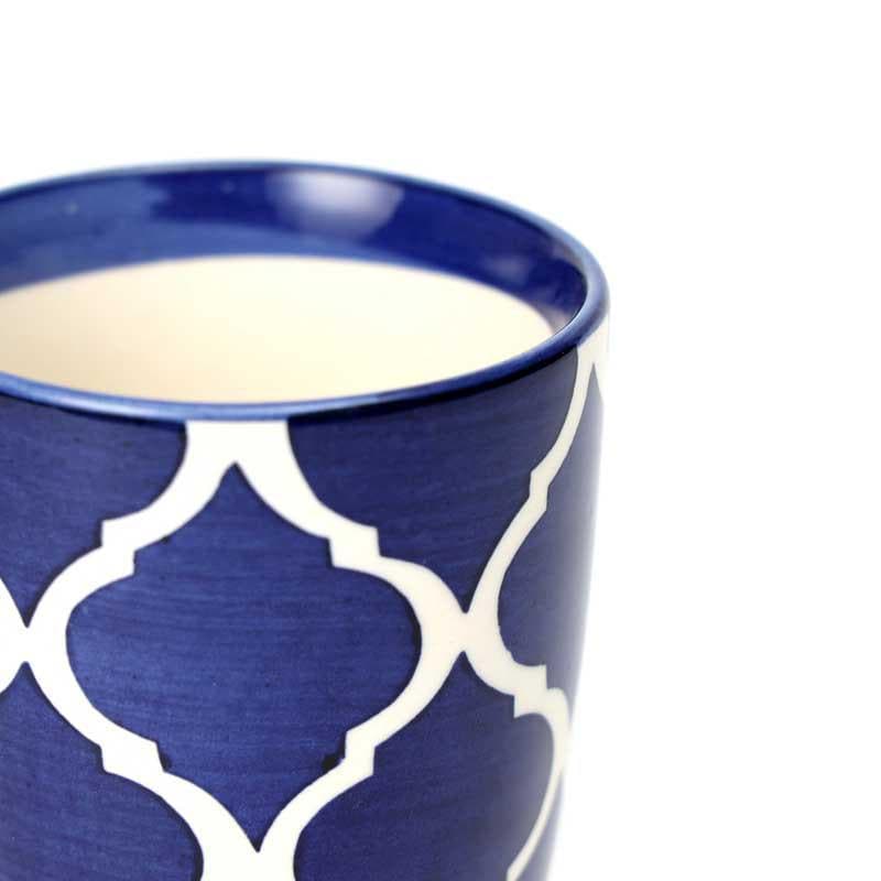 Buy Blue Mughal Tiled Mug - Set Of Two Mug from Vaaree