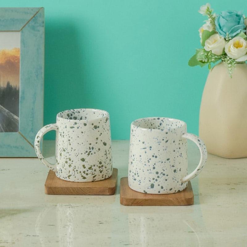 Buy Cleary Terrazzo Mug (White) - Set Of Two Mug from Vaaree