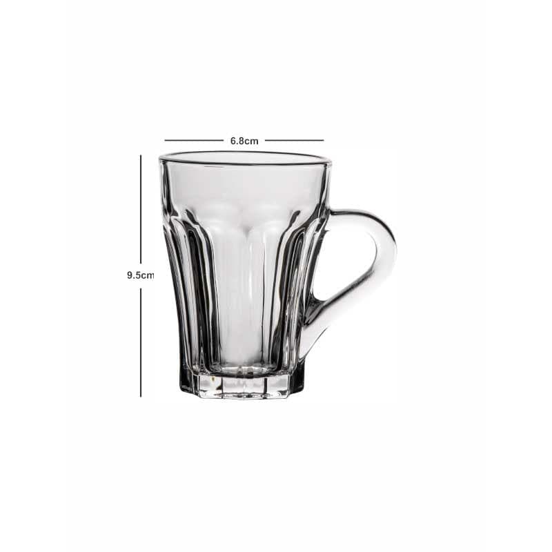 Buy Glassey Cup (160 ML) - Set Of Six Mug from Vaaree