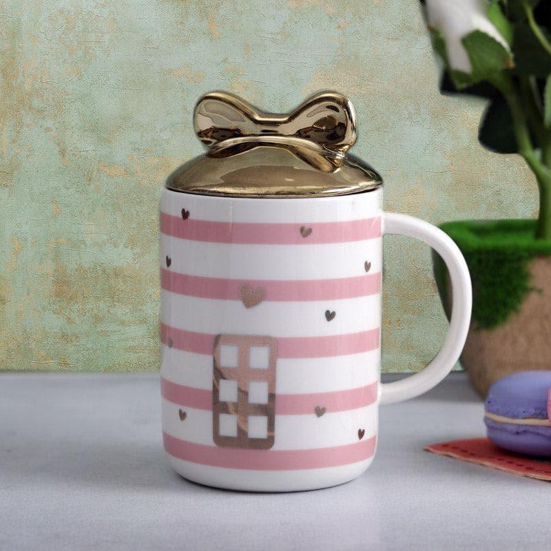 Buy Home Bow Mug (350 ML) - Pink Mug from Vaaree