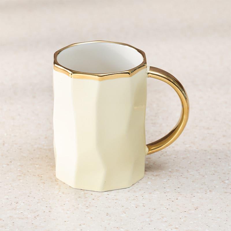 Buy Marlowe Porcelain Mug (Beige) - 360 ML Mug from Vaaree