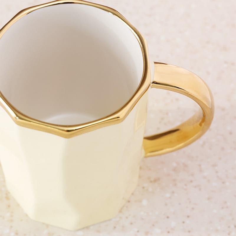 Buy Marlowe Porcelain Mug (Beige) - 360 ML Mug from Vaaree