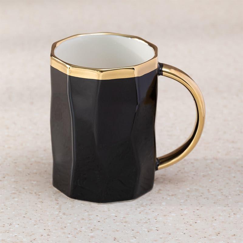 Buy Marlowe Porcelain Mug (Black) - 360 ML Mug from Vaaree