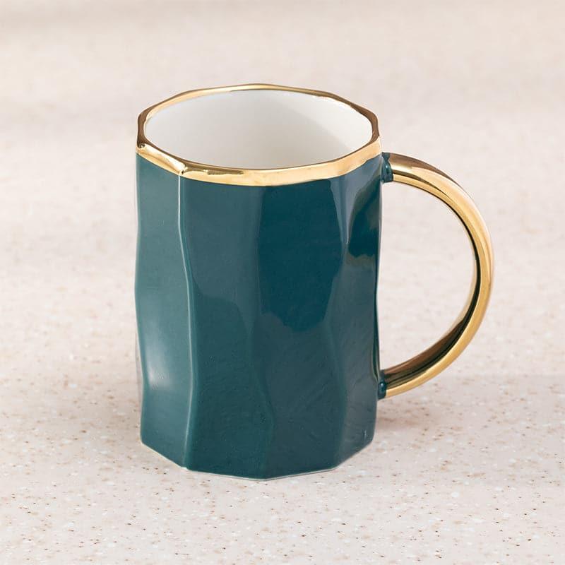 Buy Marlowe Porcelain Mug (Green) - 360 ML Mug from Vaaree