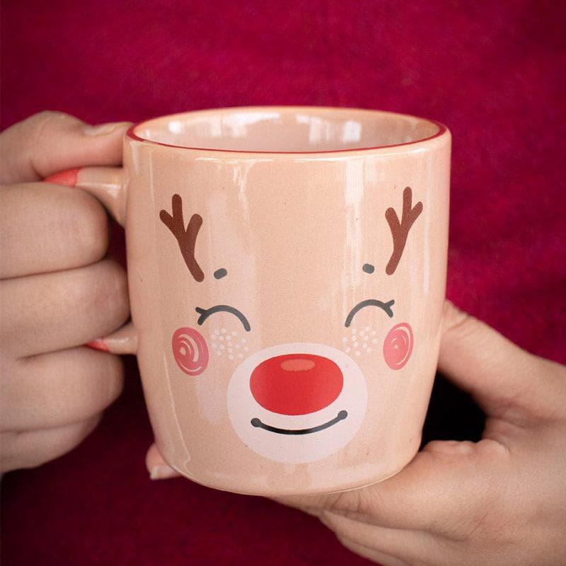 Mug - Merry Reindeer Mug - Set Of Two