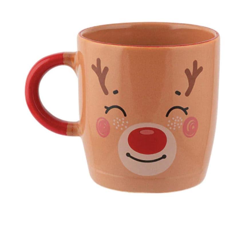 Buy Merry Reindeer Mug - Set Of Two Mug from Vaaree