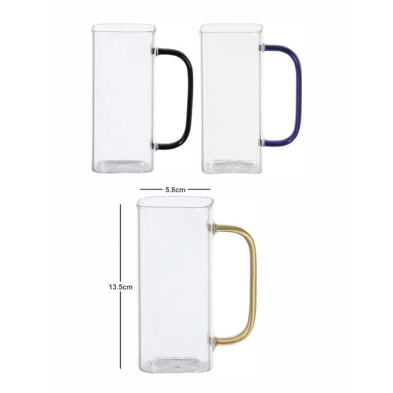 Buy Puritax Glass Cup - Set Of Three Mug from Vaaree