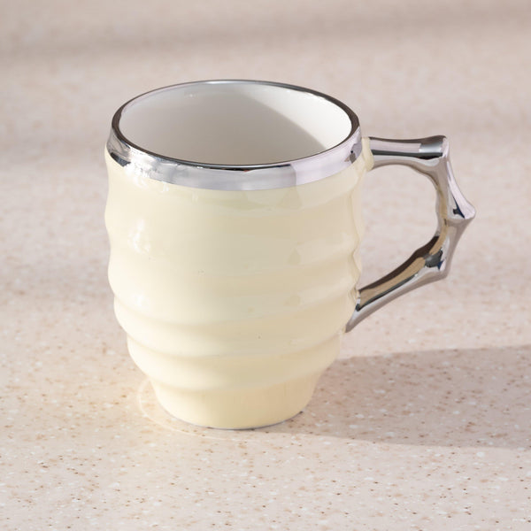Buy Mug - Raleigh Porcelain Mug (Beige) - 350 ML at Vaaree online
