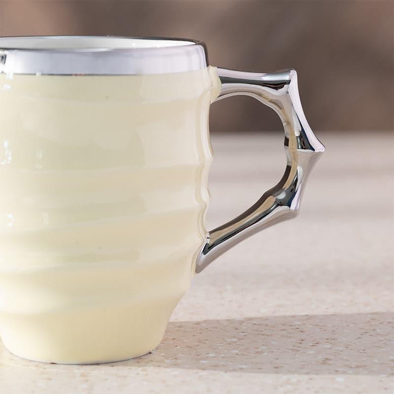 Buy Raleigh Porcelain Mug (Beige) - 350 ML Mug from Vaaree