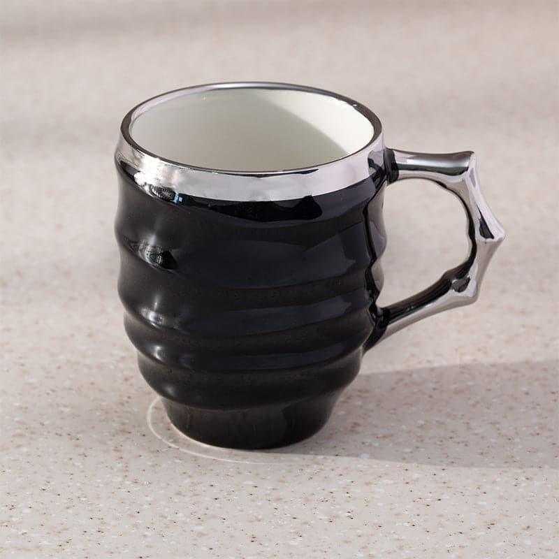 Buy Raleigh Porcelain Mug (Black) - 350 ML Mug from Vaaree