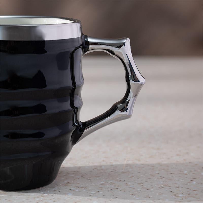 Buy Raleigh Porcelain Mug (Black) - 350 ML Mug from Vaaree