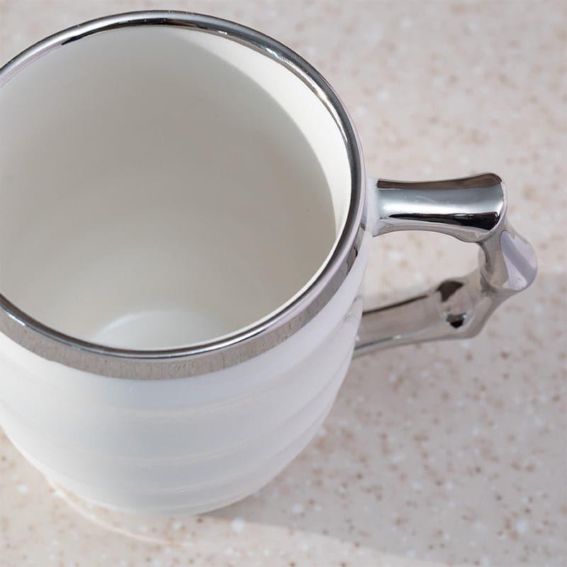 Buy Raleigh Porcelain Mug (White) - 350 ML Mug from Vaaree