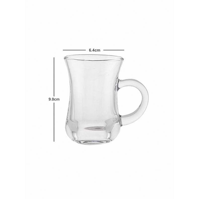 Mug - Revatilize Curved Glass Mug - Set Of Six