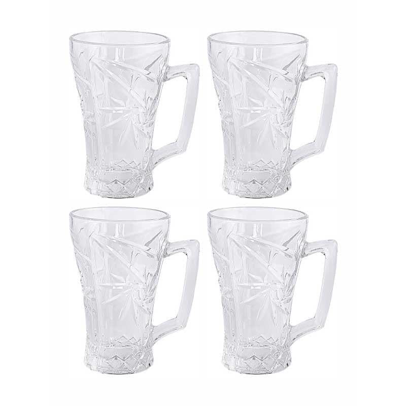 Buy Spirox Glass Mug - Set Of Four Mug from Vaaree