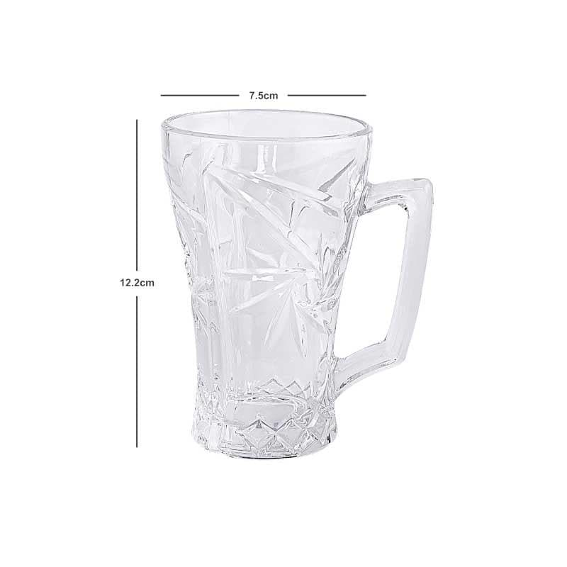 Buy Spirox Glass Mug - Set Of Four Mug from Vaaree