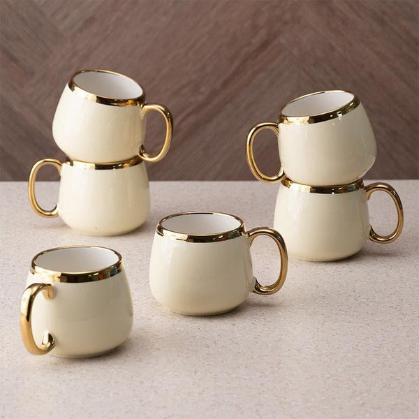 Buy Mug - Toge Mug (Beige) - Set Of Six at Vaaree online