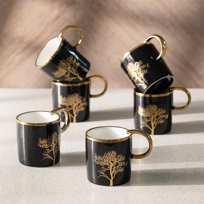 Buy Tree Twist Mug (Black) - Set Of Six Mug from Vaaree