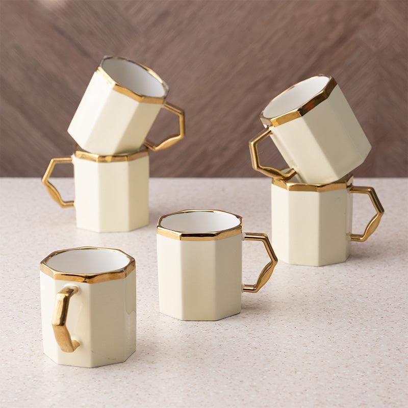 Buy Venzor Mug (Beige) - Set Of Six Mug from Vaaree