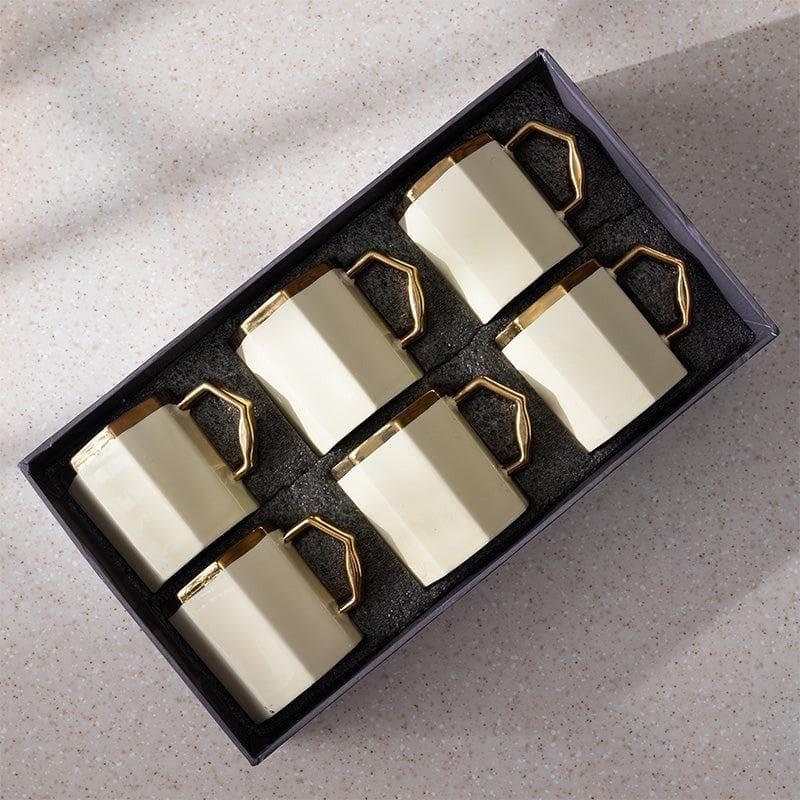 Buy Venzor Mug (Beige) - Set Of Six Mug from Vaaree