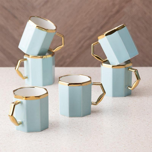 Mug - Venzor Mug (Water Blue) - Set Of Six