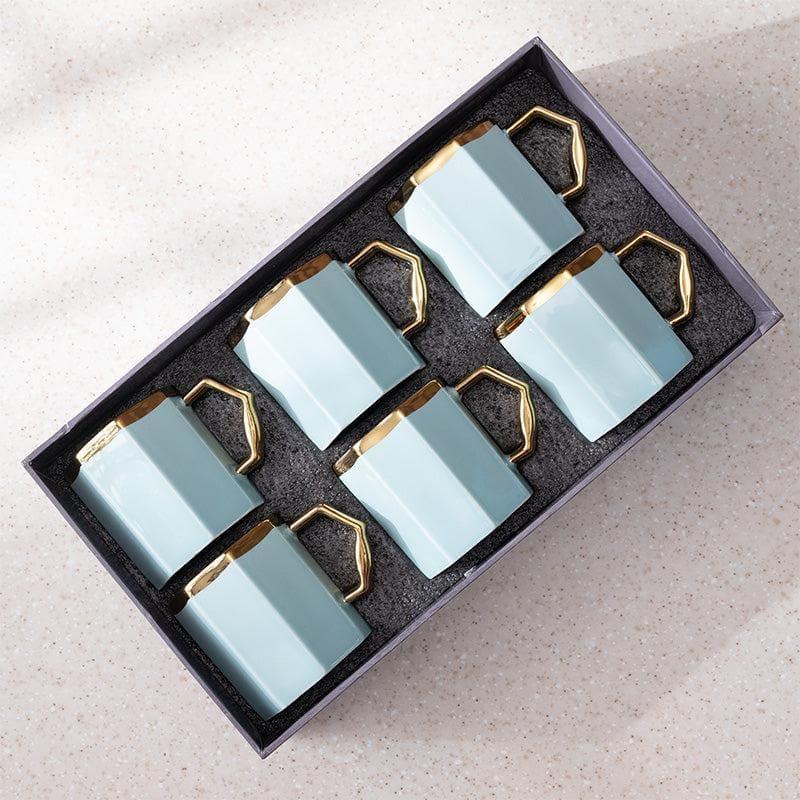 Buy Venzor Mug (Water Blue) - Set Of Six Mug from Vaaree