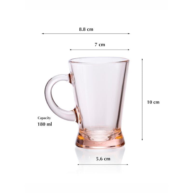 Buy Zeniyo Tinted Mugs (180 ML) - Set Of Six Mug from Vaaree