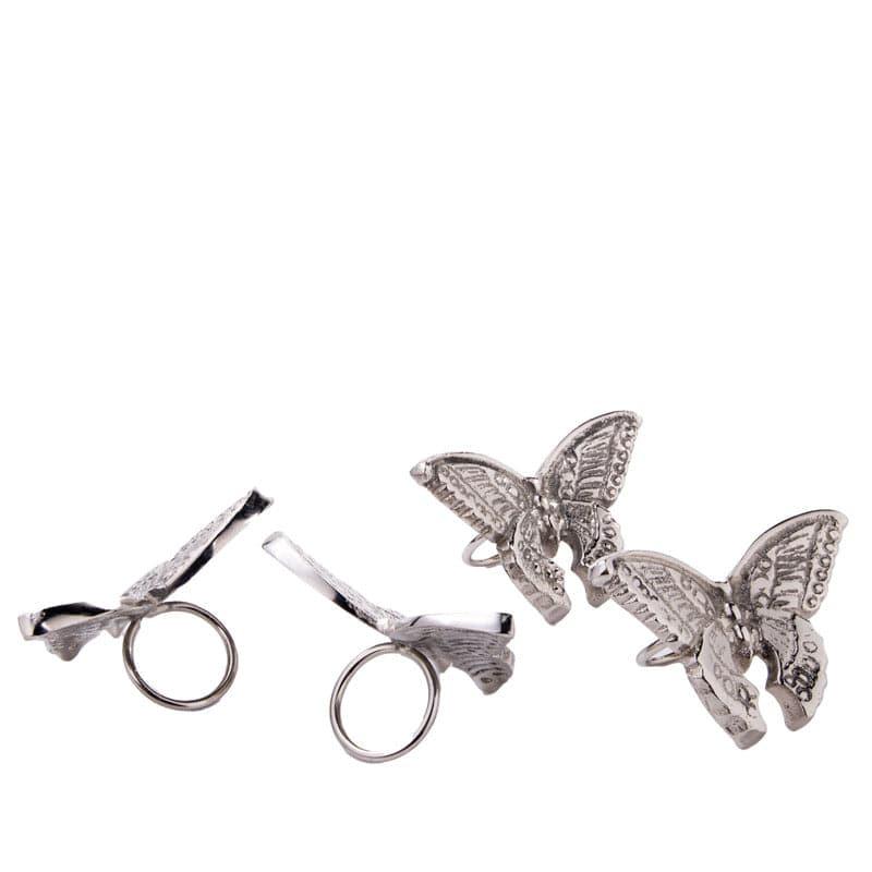 Napkin Ring - Butterfly Clutch Napkin Ring - Set Of Four