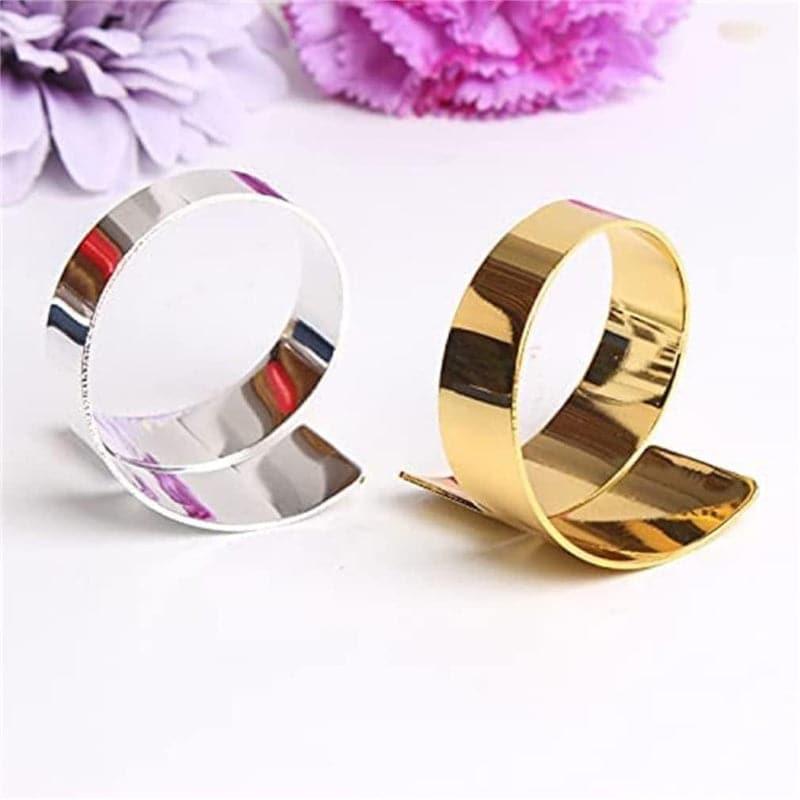 Napkin Ring - Curve Clasp Napkin Ring - Set Of Four