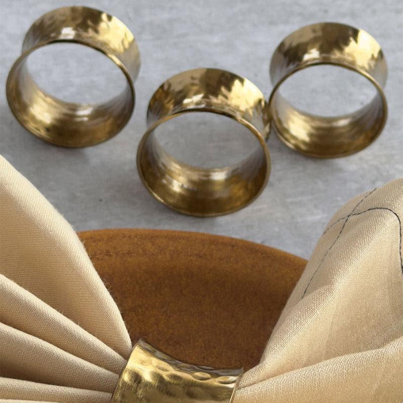 Napkin Ring - Cylindrical Napkin Ring - Set Of Four