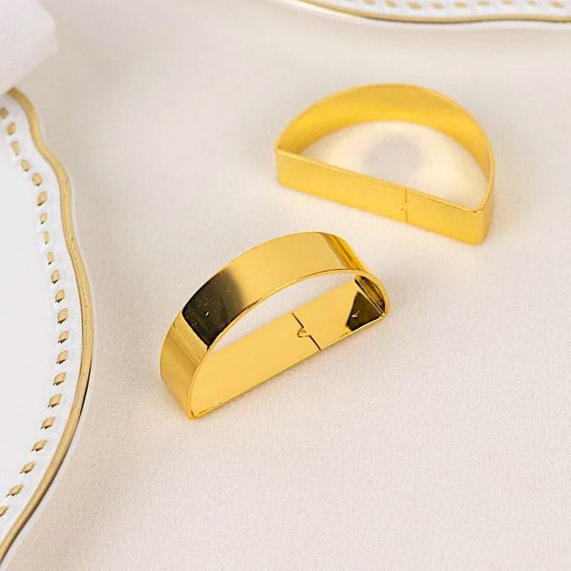 Napkin Ring - Hemi Noch Napkin Ring - Set Of Four