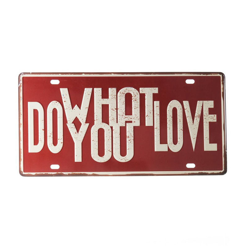 Buy Do What You Love Sign Plate Wall Accent Wall Accents from Vaaree